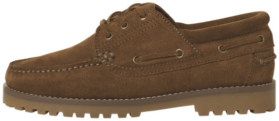 Jack & Jones Brooklyn Suede Boat Loafers Cognac - Vyriški batai 40-52 - 
