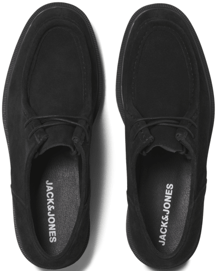 Jack & Jones Austin Suede Moc Black - Vyriški batai 40-52 - 