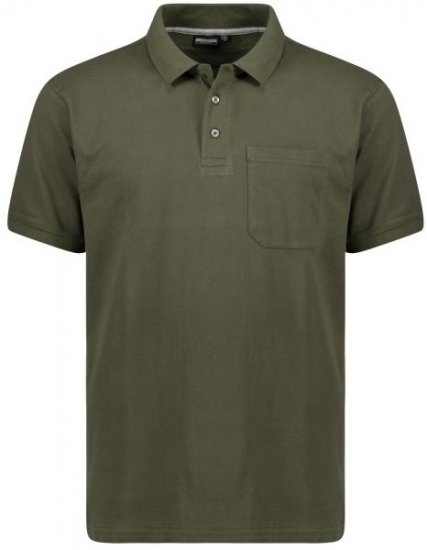 Adamo 139311 Poloshirt RF Olive Green - Polo marškinėliai - Polo marškinėliai - 2XL-8XL