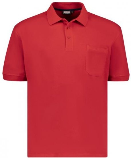 Adamo 139311 Poloshirt RF Red - Polo marškinėliai - Polo marškinėliai - 2XL-8XL