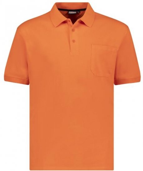 Adamo 139311 Poloshirt RF Dark Orange - Polo marškinėliai - Polo marškinėliai - 2XL-8XL
