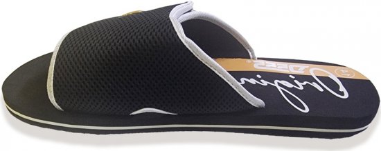 D555 DRAKE Slippers With Velcro Fastening Black - Vyriški batai 40-52 - 
