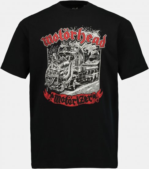JP1880 Motörhead Graphic Band T-Shirt Black - Marškinėliai - Marškinėliai - 2XL-14XL