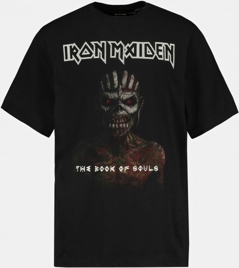 JP1880 Iron Maiden Graphic Band T-Shirt Black - Marškinėliai - Marškinėliai - 2XL-14XL