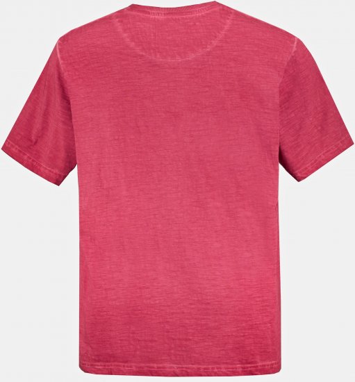 JP1880 AC/DC World Tour Graphic Comfort Fit Band T-Shirt Dark Red - Marškinėliai - Marškinėliai - 2XL-14XL