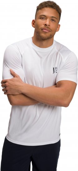 JP1880 QuickDry CoreFit Tennis T-Shirt White - Sportiniai drabuziai & outdoor - Dideliu dydziu sportiniai drabuziai vyrams