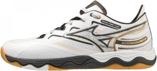 Mizuno 81GA232502 Sneakers White/Black/Gold - Vyriški batai 40-52 - 
