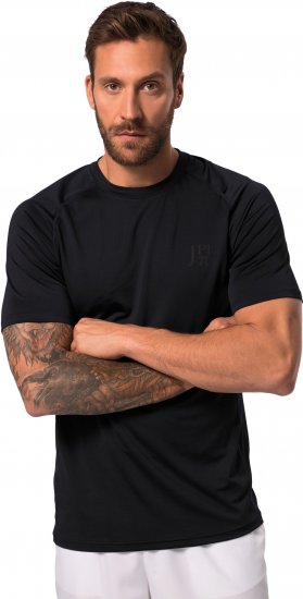 JP1880 QuickDry Side Prints Tennis T-Shirt Dark Navy - Sportiniai drabuziai & outdoor - Dideliu dydziu sportiniai drabuziai vyrams