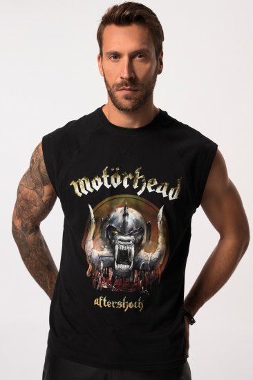 JP1880 Ozzy Motörhead Graphic Band T-Shirt Black - Marškinėliai - Marškinėliai - 2XL-14XL