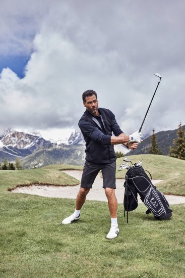 JP1880 Level 2 Double-Layer Fleece Vest Black - Sportiniai drabuziai & outdoor - Dideliu dydziu sportiniai drabuziai vyrams