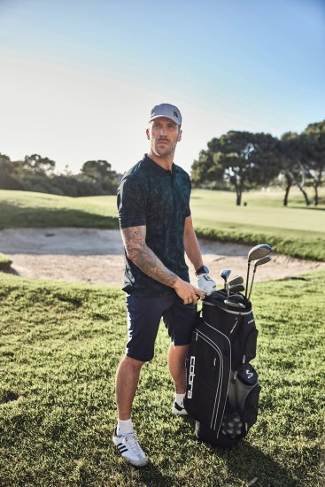 JP1880 Jay-Pi QuickDry AOP Golf Polo Shirt Navy Blue - Polo marškinėliai - Polo marškinėliai - 2XL-8XL