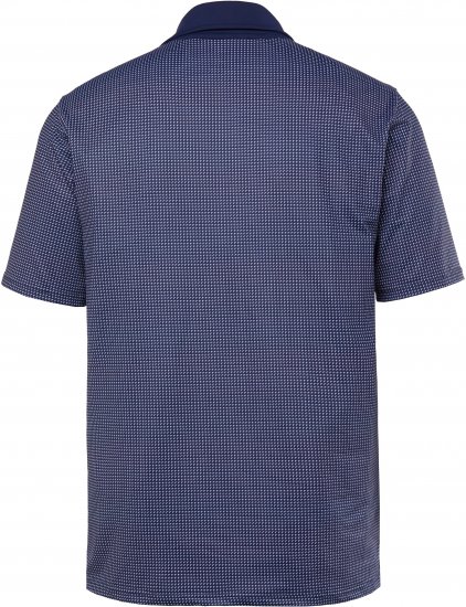 JP1880 Jay-Pi QuickDry Small Print Golf Polo Shirt Navy Blue - Polo marškinėliai - Polo marškinėliai - 2XL-8XL