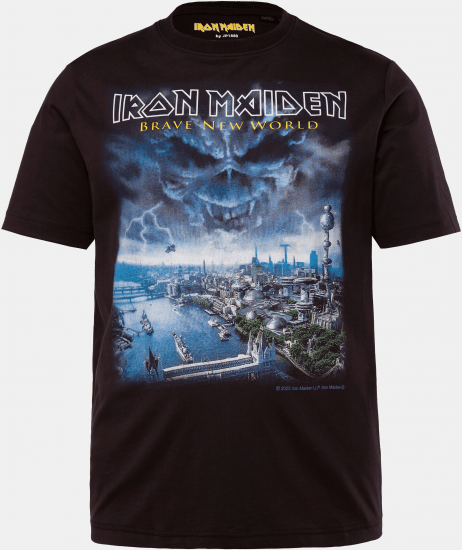 JP1880 Iron Maiden Brave New World T-Shirt Black - Marškinėliai - Marškinėliai - 2XL-14XL