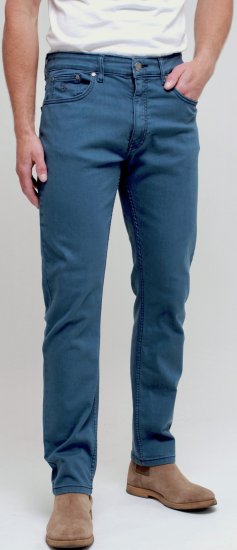 Kam Jeans Bens Embossed Reg Fit Jeans Smokey Blue - Džinsai ir kelnės - Džinsai ir Kelnės - W40-W70
