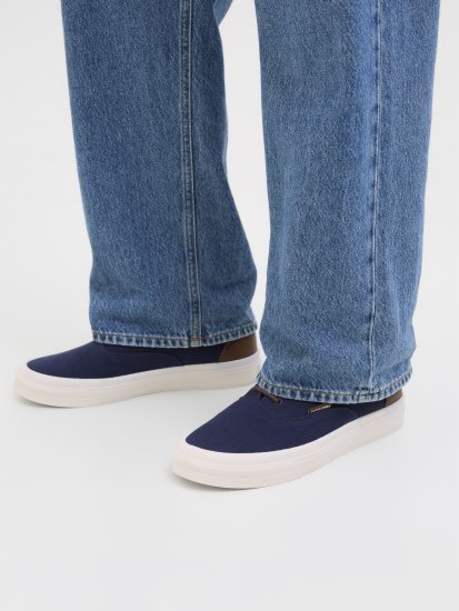 Jack & Jones Lington Canvas Sneakers Navy Blazer - Vyriški batai 40-52 - 