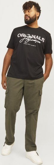 Jack & Jones KANE BARKLEY Cargopants Khaki - Džinsai ir kelnės - Džinsai ir Kelnės - W40-W70