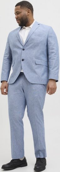 Jack & Jones Riviera Blazer Nautical Blue - Kostiumai ir švarkai - Didelio dydžio kostiumai ir švarkai