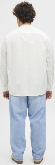 Jack & Jones Breeze Poplin Long Sleeve Shirt White - Marškiniai - Marškiniai - 2XL-8XL