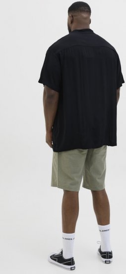 Jack & Jones Jeff Resort Shirt Black - Marškiniai - Marškiniai - 2XL-8XL