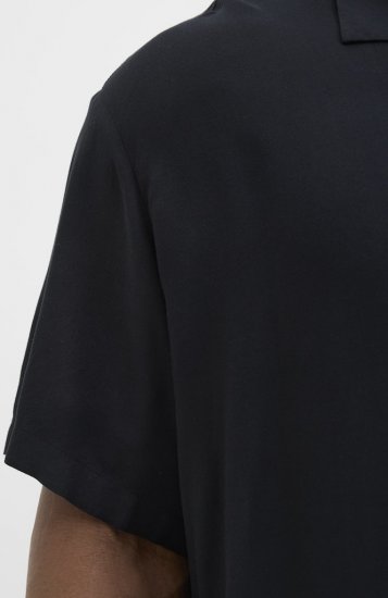 Jack & Jones Jeff Resort Shirt Black - Marškiniai - Marškiniai - 2XL-8XL