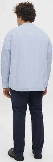 Jack & Jones Breeze Poplin Long Sleeve Shirt Chambray Blue - Marškiniai - Marškiniai - 2XL-8XL