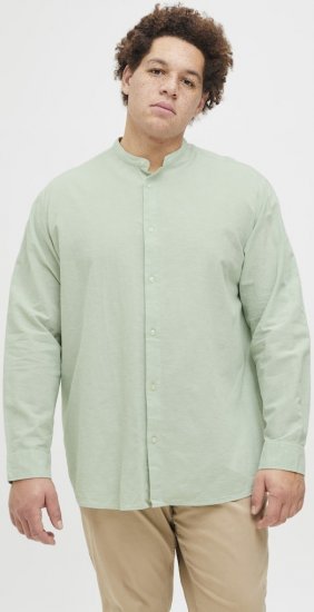 Jack & Jones Breeze Poplin Long Sleeve Shirt Iceberg Green - Marškiniai - Marškiniai - 2XL-8XL