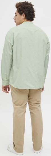 Jack & Jones Breeze Poplin Long Sleeve Shirt Iceberg Green - Marškiniai - Marškiniai - 2XL-8XL