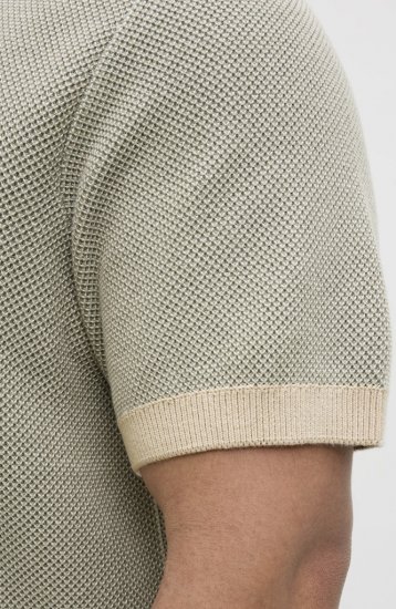 Jack & Jones Ceaston Knit Short Sleeve Sweater Vetiver - Megztiniai ir džemperiai - Megztiniai ir Džemperiai - 2XL-14XL