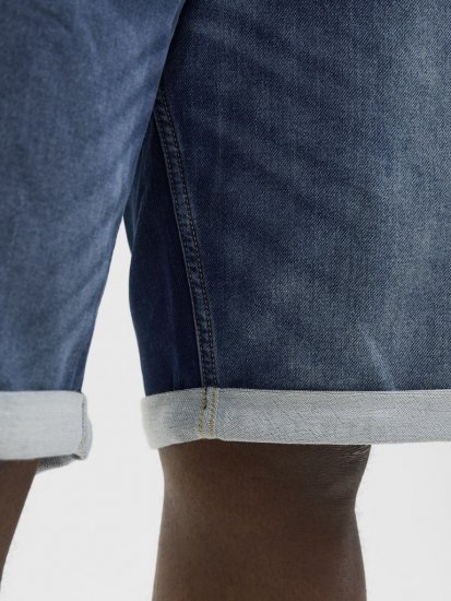 Jack & Jones Rick Con I.K. SHORTS GE 132 SN Blue Denim - Šortai - Šortai - W40-W60