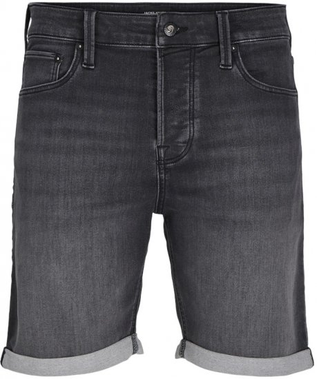 Jack & Jones Rick Con I.K. SHORTS Black Denim - Šortai - Šortai - W40-W60