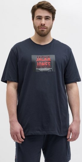 Jack & Jones Hudson Crew Neck T-Shirt Navy - Marškinėliai - Marškinėliai - 2XL-14XL