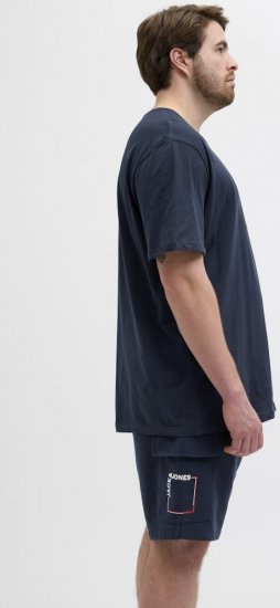 Jack & Jones Hudson Crew Neck T-Shirt Navy - Marškinėliai - Marškinėliai - 2XL-14XL