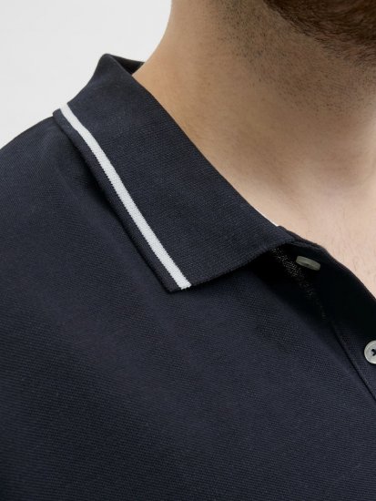 Jack & Jones Hudson Short Sleeve Polo Dark Navy - Polo marškinėliai - Polo marškinėliai - 2XL-8XL