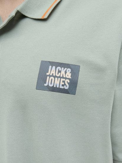 Jack & Jones Hudson Short Sleeve Polo Iceberg Green - Polo marškinėliai - Polo marškinėliai - 2XL-8XL