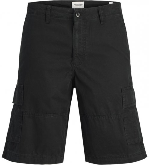 Jack & Jones Cole Mateo Cargo Shorts Black - Šortai - Šortai - W40-W60