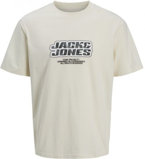 Jack & Jones Lido Core Front Print T-Shirt Yellow - Marškinėliai - Marškinėliai - 2XL-14XL