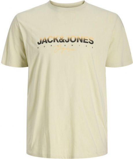 Jack & Jones Canggu Crew Neck T-Shirt Beige - Marškinėliai - Marškinėliai - 2XL-14XL