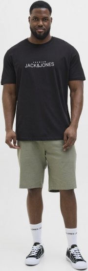 Jack & Jones Lavance Crew Neck T-Shirt Black Beauty - Marškinėliai - Marškinėliai - 2XL-14XL