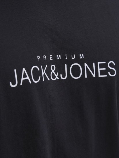 Jack & Jones Lavance Crew Neck T-Shirt Black Beauty - Marškinėliai - Marškinėliai - 2XL-14XL