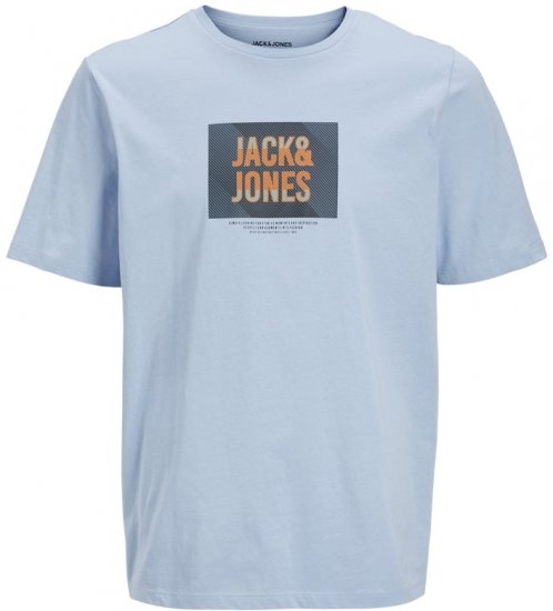 Jack & Jones Hudson Crew Neck T-Shirt Chambray Blue - Marškinėliai - Marškinėliai - 2XL-14XL