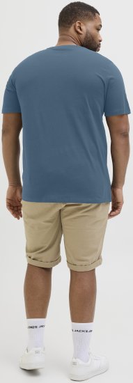 Jack & Jones Hawaii Shape Crew Neck T-Shirt Blue - Marškinėliai - Marškinėliai - 2XL-14XL