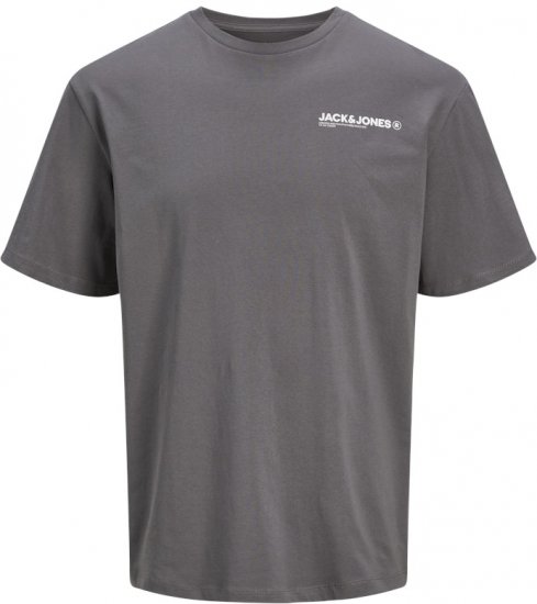 Jack & Jones Hawaii Crew Neck T-Shirt Grey - Marškinėliai - Marškinėliai - 2XL-14XL
