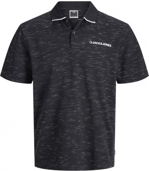 Jack & Jones Logan Polo Shirt Black - Polo marškinėliai - Polo marškinėliai - 2XL-8XL