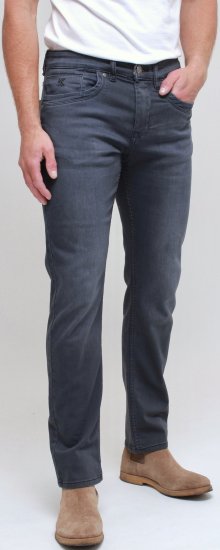 Kam Jeans Jacob Knitted Denim Reg Fit Jeans Charcoal - Džinsai ir kelnės - Džinsai ir Kelnės - W40-W70