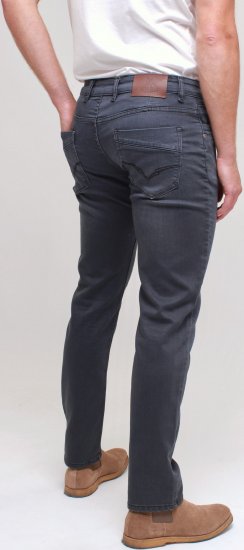Kam Jeans Jacob Knitted Denim Reg Fit Jeans Charcoal - Džinsai ir kelnės - Džinsai ir Kelnės - W40-W70