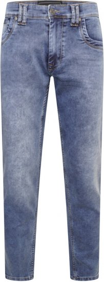 Kam Jeans Jacob Knitted Denim Reg Fit Jeans Light Wash Blue - Džinsai ir kelnės - Džinsai ir Kelnės - W40-W70