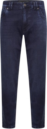 Kam Jeans Jacob Knitted Denim Reg Fit Jeans Blue-Black - Džinsai ir kelnės - Džinsai ir Kelnės - W40-W70
