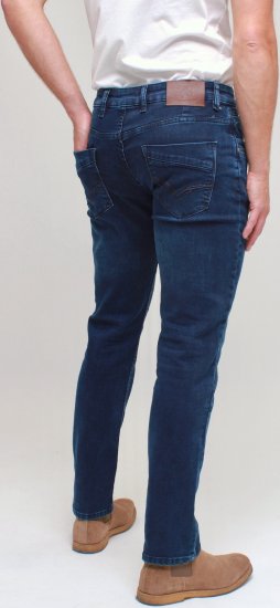 Kam Jeans Jacob Knitted Denim Reg Fit Jeans Mid Wash Blue - Džinsai ir kelnės - Džinsai ir Kelnės - W40-W70