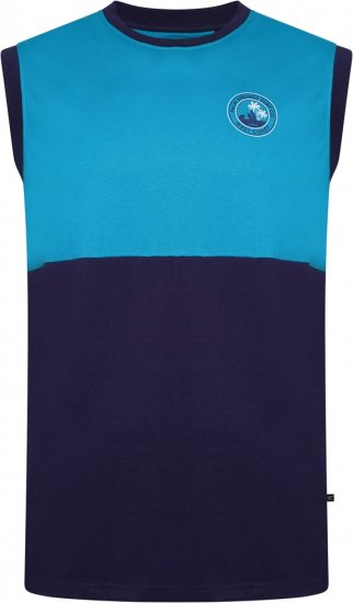 Kam Jeans 5764 Palm Springs Vest Sleeveless T-Shirt Navy Academy - Marškinėliai - Marškinėliai - 2XL-14XL