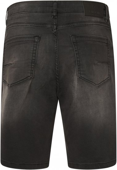 Kam Jeans NUNEZ2 Knitted Denim Stretch Shorts Charcoal - Šortai - Šortai - W40-W60